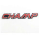 CHAMP Letter Logo Car Auto Decorative Emblem 