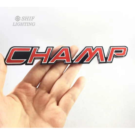 CHAMP Letter Logo Car Auto Decorative Emblem 