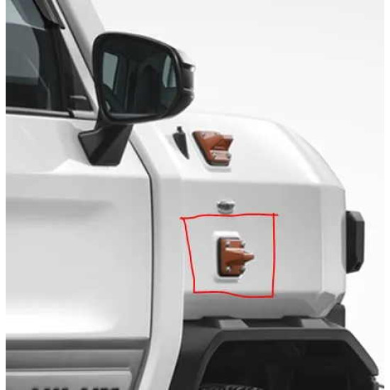 Multipurpose hook set (price per 1 piece) Toyota Hilux champ