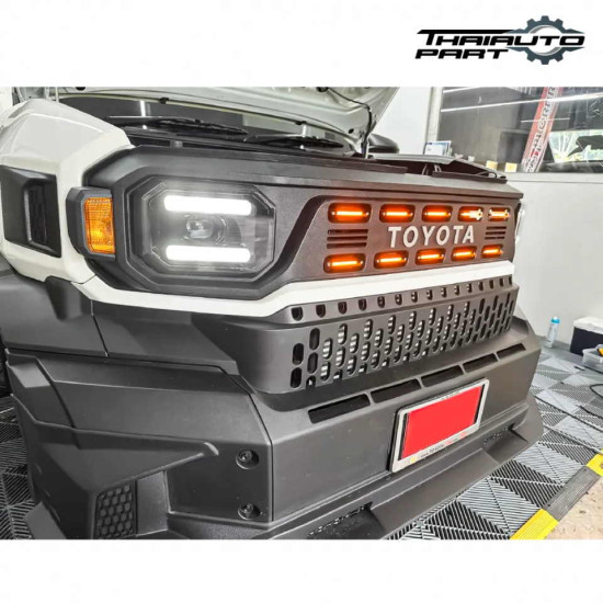 10-point LED front grille lights, orange, TOYOTA HILUX CHAMP