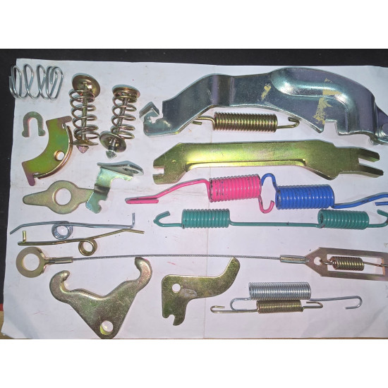 Set hardware for rear drumbrake LH, LN56-MTX