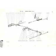 Handbrake cable set Crown S40 series