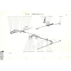 Handbrake cable set Crown S40 series