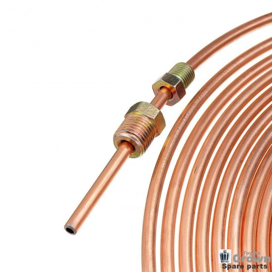 Copper Nickel Brake Line Tubing Kit 3/16 Inch OD