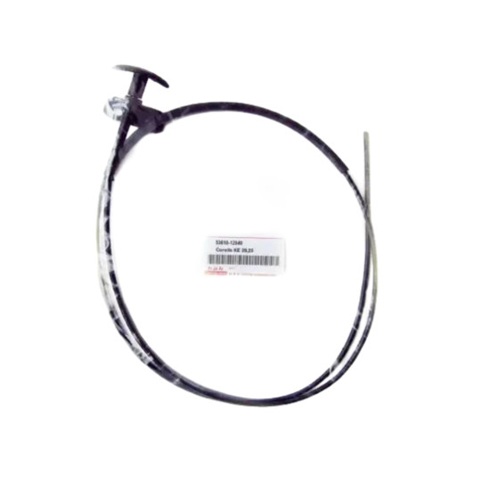 Hood lock control cable Corolla E20 KE20 KE25 KE26 TE27 1970-1974 