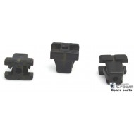 Clip, square 9,5 mm, square top