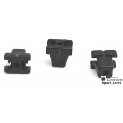 Clip, square 9,5 mm, square top