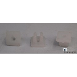 Clip, square 9 x 8,5 mm, square top