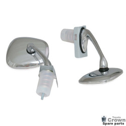 Fender mirror, square model, pair of 2