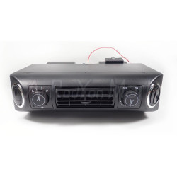 Airconditioning evaporator and fan unit car