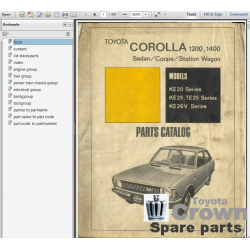 Partsbook Corolla KE20-KE26