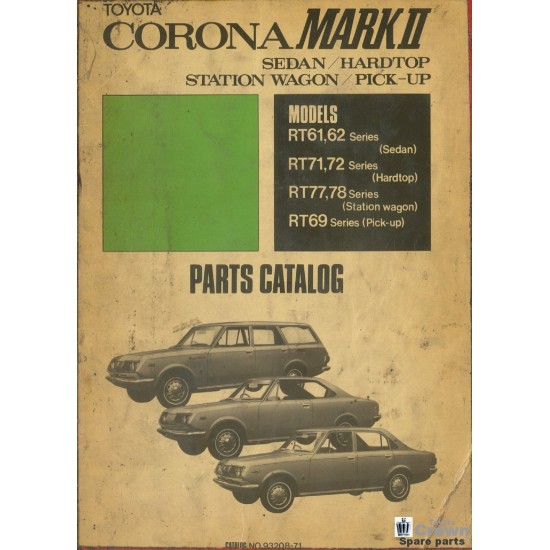 Partsbook Corona RT60- MkII