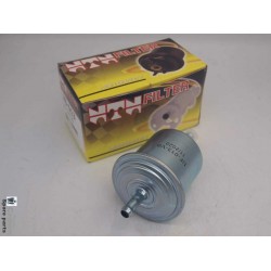 Metal fuel filter straight 6mm