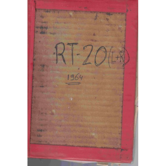 Partsbook Corona RT20 BOOK