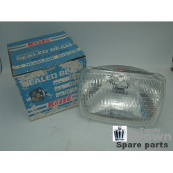 Koito Rectangular Sealed Beam Headlight 65/55 W 12V,  Toyota Hiace