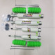 Front and rear set AZ9 Aztex gas/hydraulic shockabsorbers, for Crown MS50 to MS130