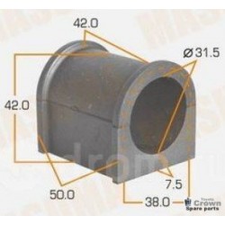 Stabilizer bar rubber front, Crown, JZS130-133