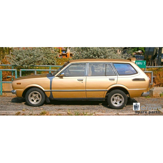 Toyota Corolla KE36 - 4 door Station 1974-1981 COMPLETE set available windscreen rubbers, doorseals, outer and inner weatherstrips and trunkrubber 