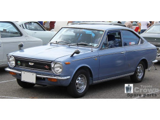 Toyota Corolla KE15-17 - Coupe 1966-1970 COMPLETE set of available windscreen rubbers, doorseals, outer weatherstrips and trunkrubber
