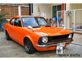 Toyota Corolla KE25 - Coupe 1970-1974 COMPLETE set available windscreen rubbers (with moulding), doorseals, inner weatherstrips and trunkrubber