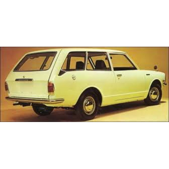 Toyota Corolla KE26 - 2 door Station 1970-1974 COMPLETE set available windscreen rubbers, doorseals, outer and inner weatherstrips and trunkrubber