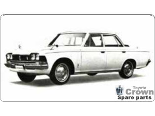 Toyota Crown MS/RS50 sedan 1967-1971 COMPLETE set of available windscreenrubbers, doorseals, weatherstrips and trunkrubber