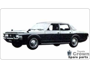 Toyota Crown MS/RS60 sedan 1972-1973 COMPLETE set of available doorseals, weatherstrips and trunkrubber