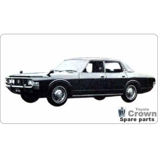 Toyota Crown MS/RS60 sedan 1972-1973 COMPLETE set of available doorseals, weatherstrips and trunkrubber