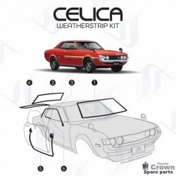 Toyota Celica TA22 1970-1978 weatherstrip KIT set