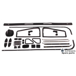 Toyota Landcruiser FJ40 - COMPLETE set windscreen rubbers, doorseals, inner and outer weatherstrips